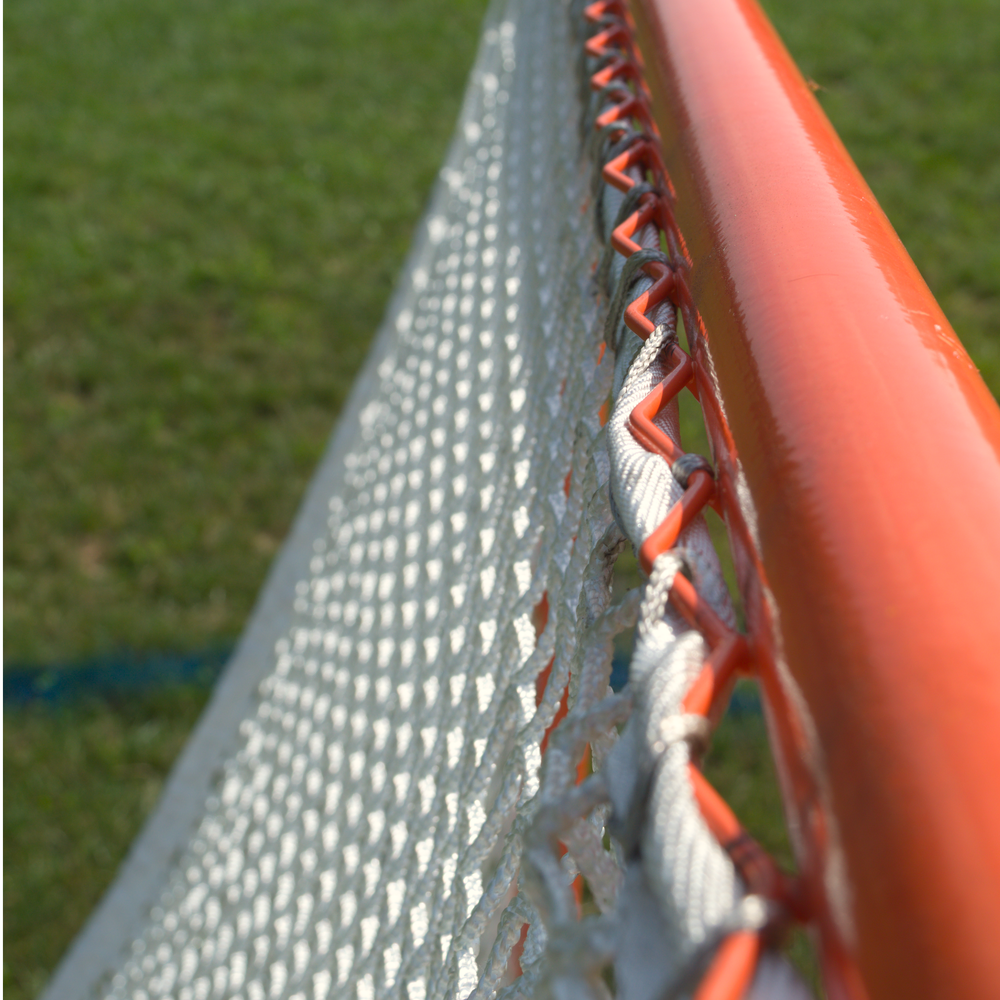 High School / College Semi Pro Goal Featuring 3" Flat Base with 6mm Net