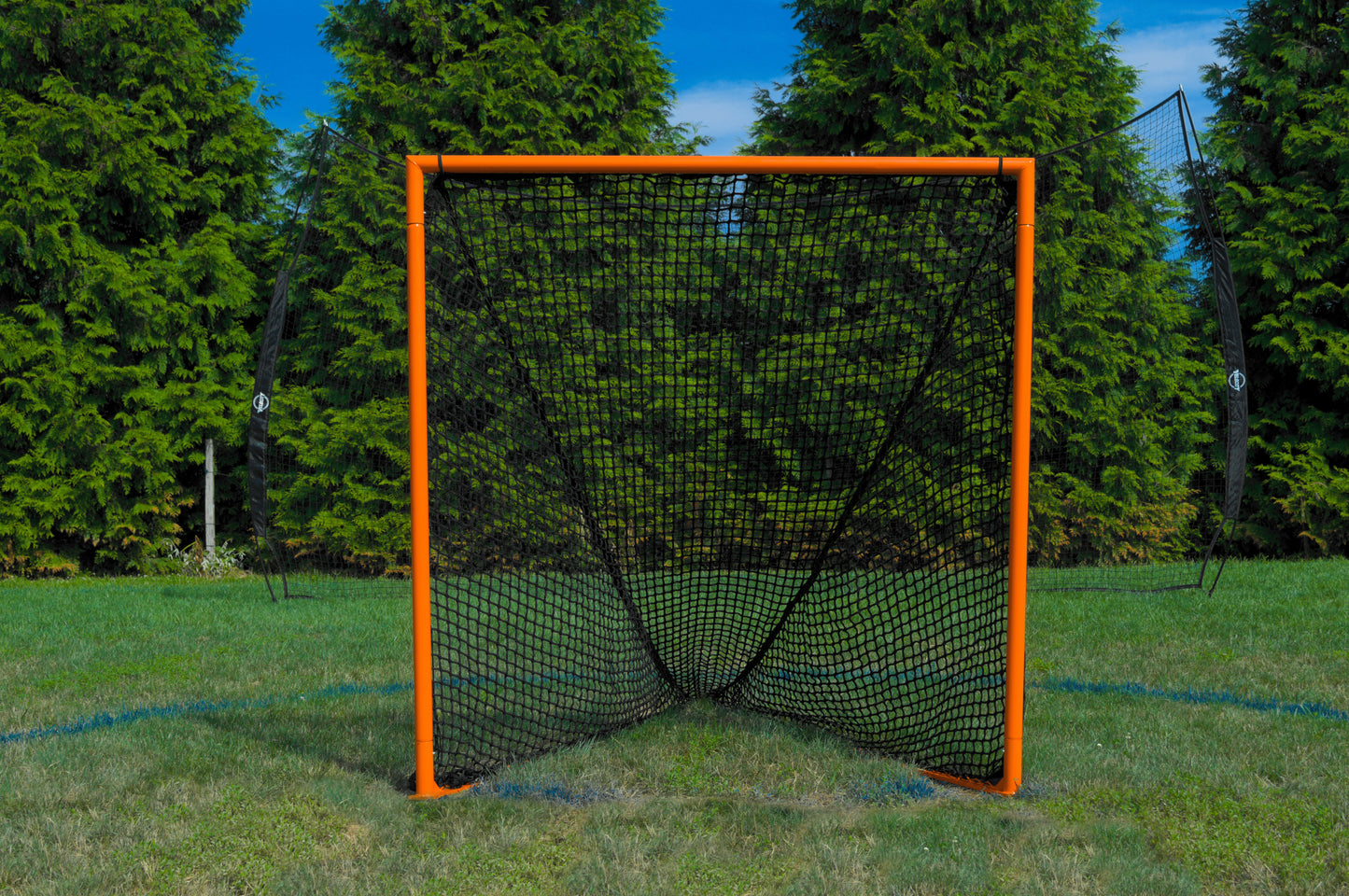 Collegiate Goal Featuring  4" Flat Base with 7mm Net